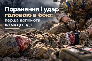 Удар головою і поранення в бою: перша допомога та ознаки ЧМТ поранення в бою 00